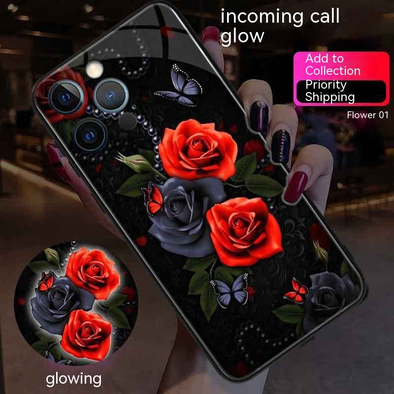 Incoming Light Rose Chinese Style Phone Case - Electronic Supreme