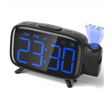 Multifunctional USB Digital Projection Electronic Alarm Clock LED Large Screen Digital Clock With Radio - Electronic Supreme