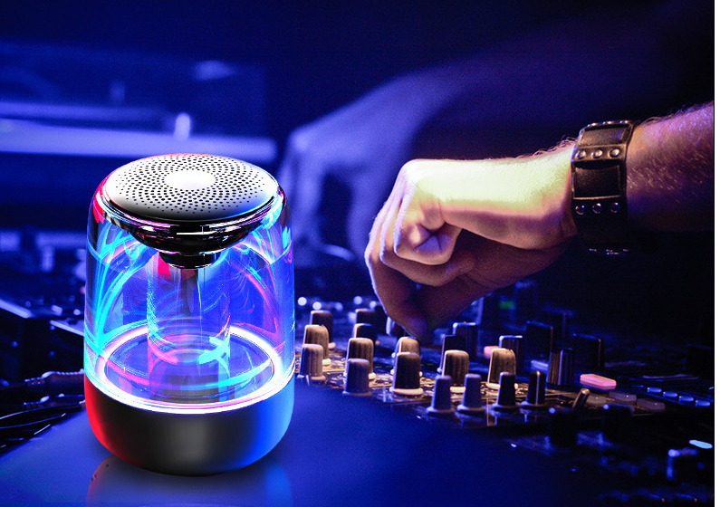 New Wireless Bluetooth Speaker with Powerful Bass & LED Lights