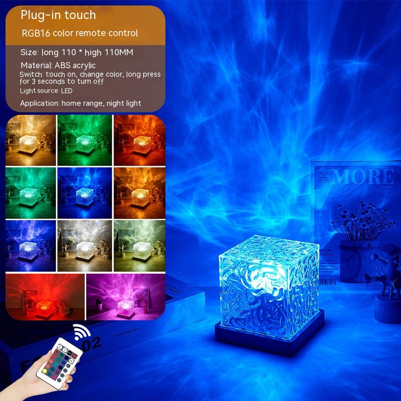 New Colorful Water Ripple Nightlight/