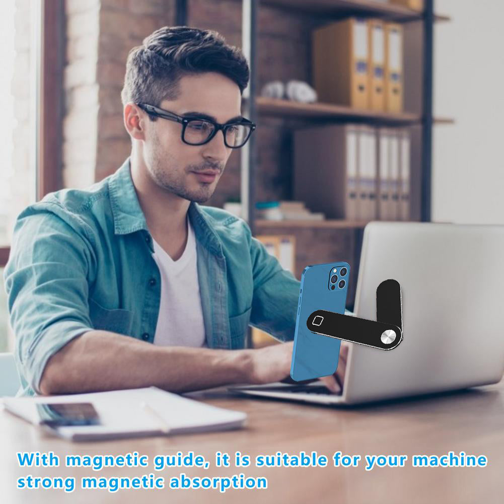 Laptop Phone Holder: Magnetic Side Mount for Dual Screens - Electronic Supreme