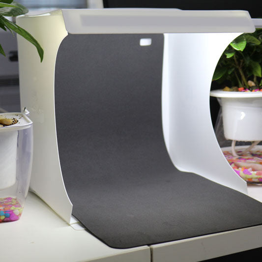 Mini studio small photo studio props folding LED studio LED photo studio - Electronic Supreme