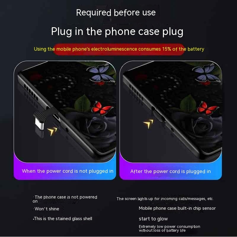 phone accessories Incoming Light Rose Chinese Style Phone Case