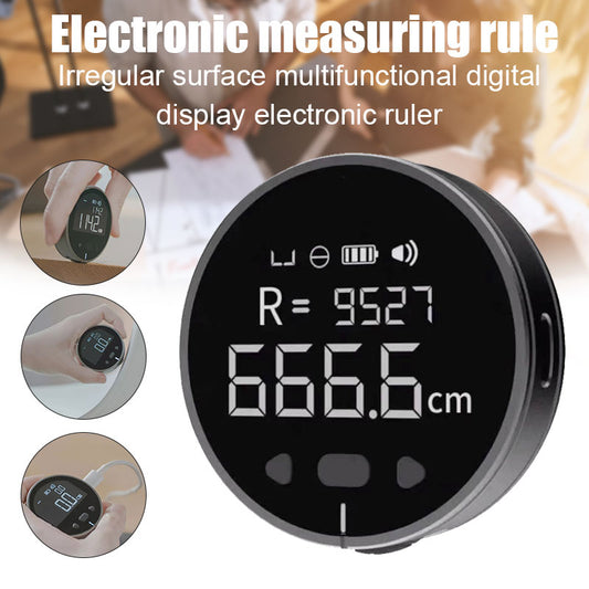 Distance Measuring Instrument Electronic Measuring Ruler Tape Measure High Definition Digital LCD High Precision Electronic Measuring Ruler Tool - Electronic Supreme