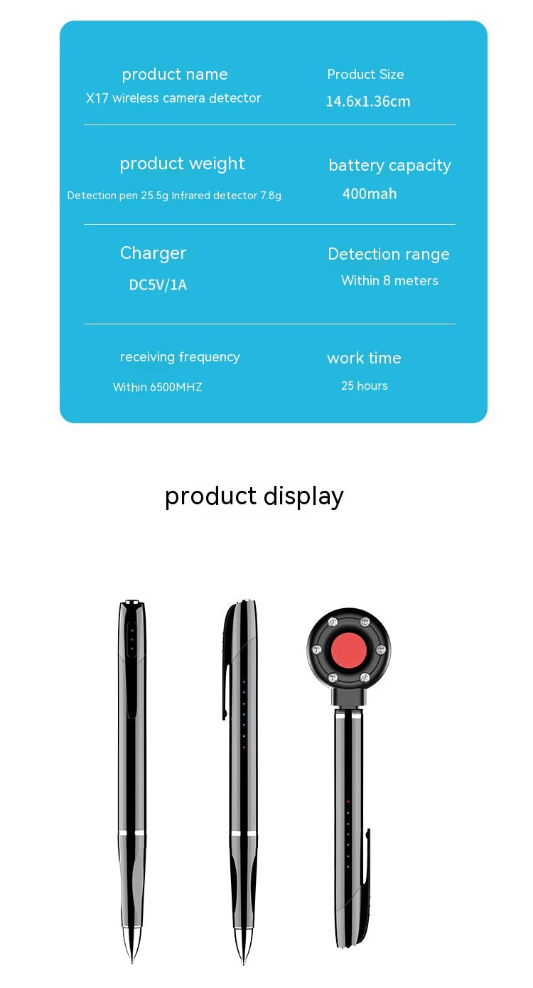 X16 Camera Detector Anti-eavesdropping Anti-theft Shooting - Electronic Supreme