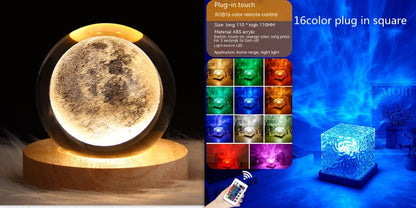 New Colorful Water Ripple Nightlight/