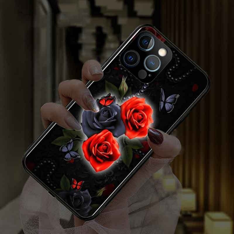 Incoming Light Rose Chinese Style Phone Case - Electronic Supreme