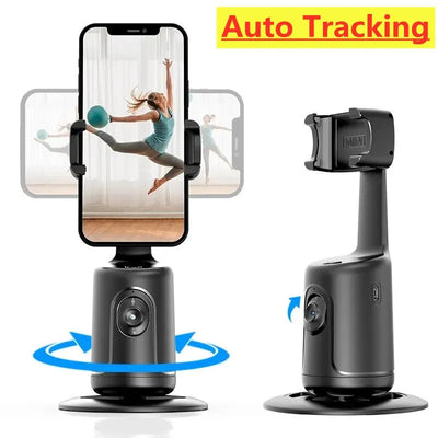 phone accessories AI Smart Gimbal: 360° Auto Face Tracking Phone Holder.