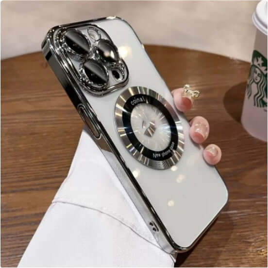 Magnetic Magnifier Phone Case Electroplated PC